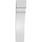 Ekena Millwork 3 1/2-in. W x 8-in. D x 16-in. H Merced Architectural Grade PVC Knee Brace BRCP035X08X16MRC - alternate 6